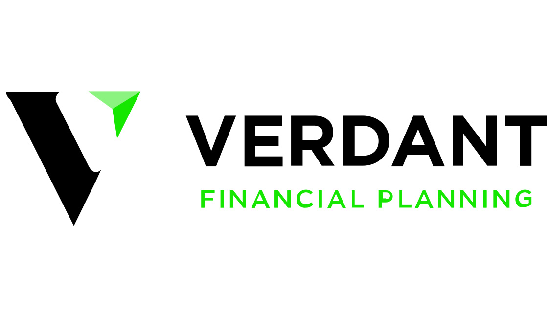 Verdant logo black and green with white background