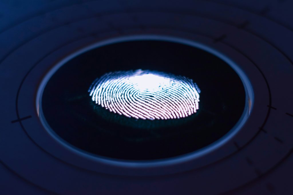 fingerprint for identity security
